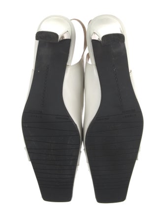 Stuart Weitzman Leather Slingback Pumps