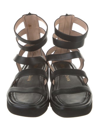 Stuart Weitzman Leather Gladiator Sandals