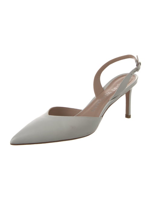 Stuart Weitzman Leather Slingback Pumps