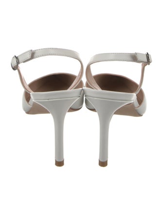 Stuart Weitzman Leather Slingback Pumps