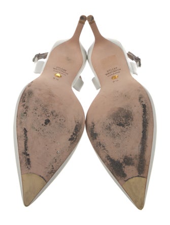 Stuart Weitzman Leather Slingback Pumps