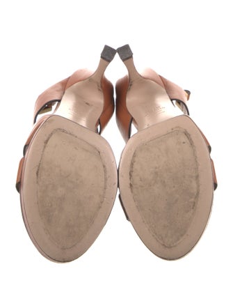 Stuart Weitzman Leather Slingback Sandals