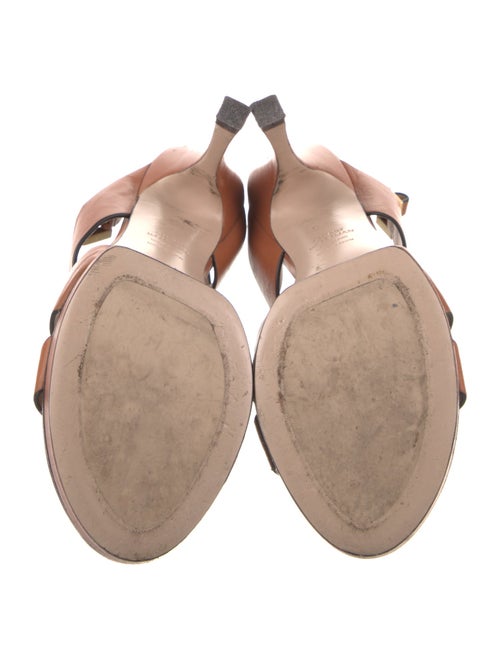 Stuart Weitzman Leather Slingback Sandals