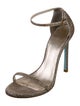 Stuart Weitzman Glitter Glitter Accents Sandals