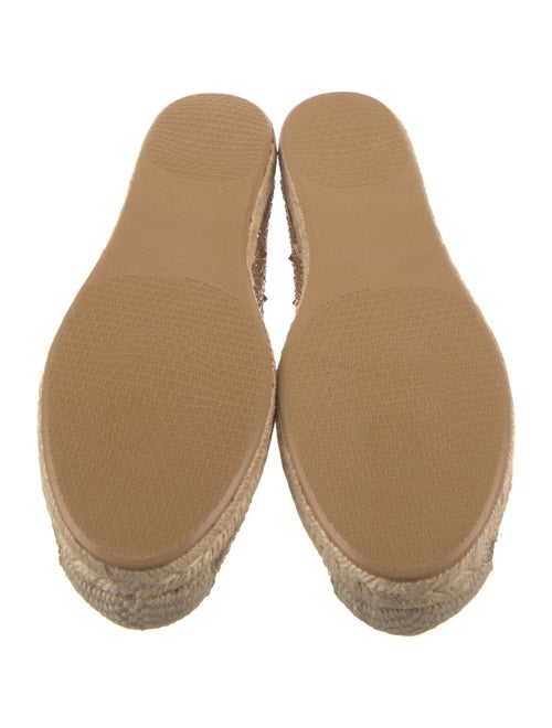 Stuart Weitzman Suede Studded Accents Espadrilles