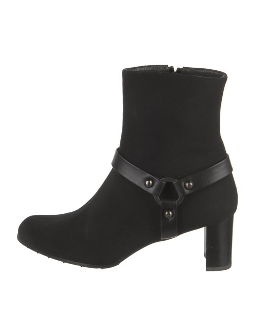 Stuart Weitzman Suede Moto Boots