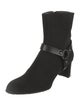 Stuart Weitzman Suede Moto Boots