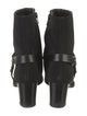 Stuart Weitzman Suede Moto Boots