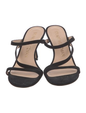 Stuart Weitzman Leather Slides