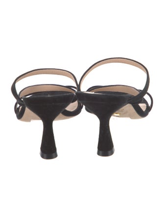 Stuart Weitzman Leather Slides