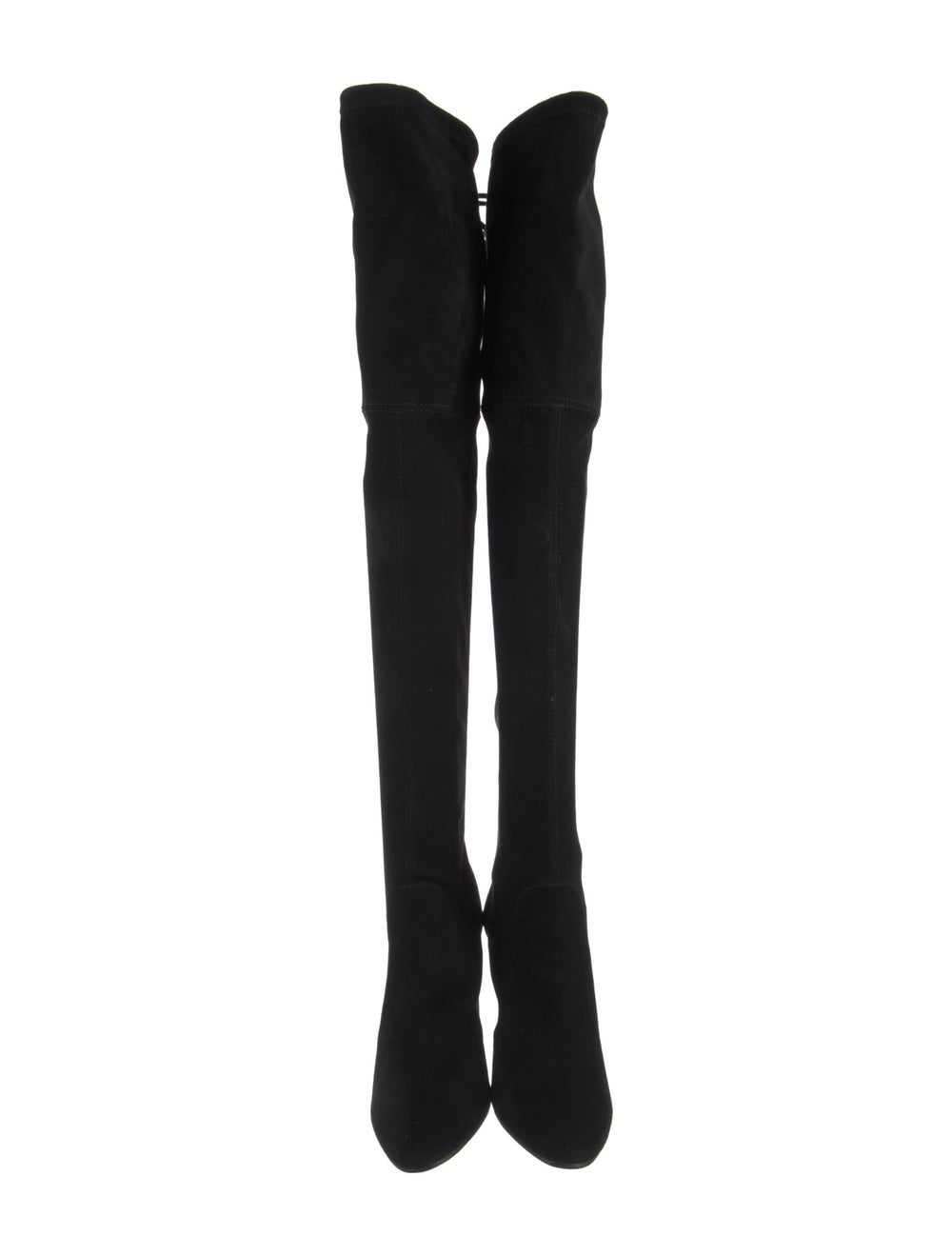 Stuart Weitzman Suede Over-The-Knee Boots Black S… - image 3