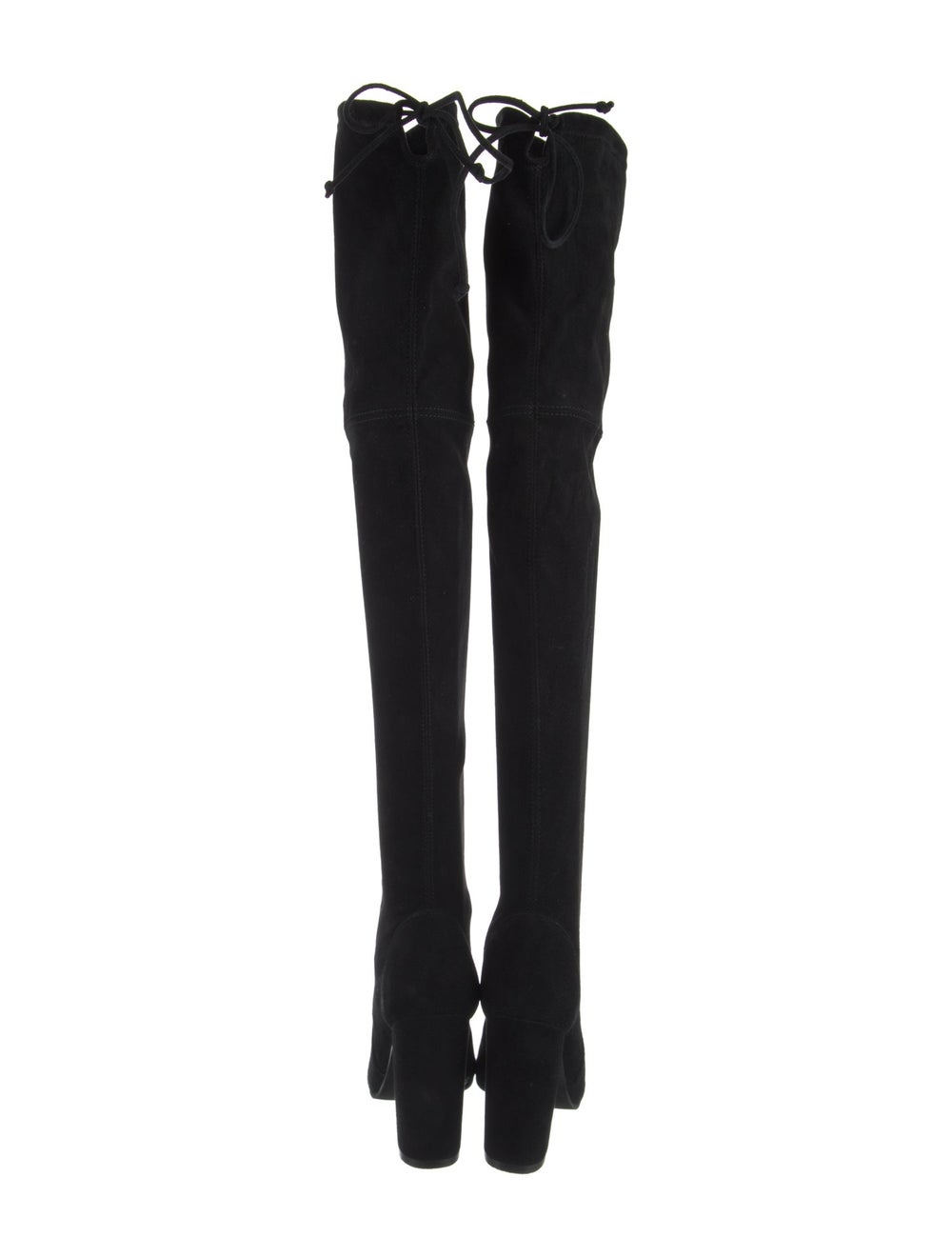 Stuart Weitzman Suede Over-The-Knee Boots Black S… - image 4