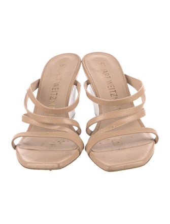 Stuart Weitzman Leather Slides