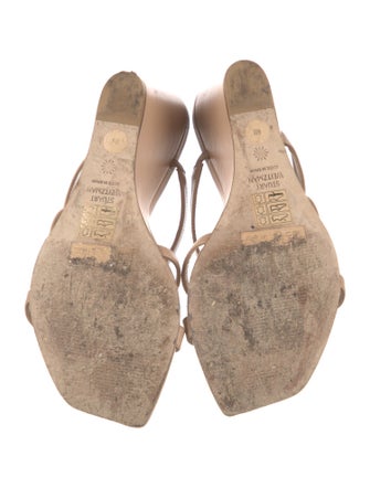 Stuart Weitzman Leather Slides