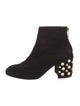 Stuart Weitzman Suede Beaded Accents Boots