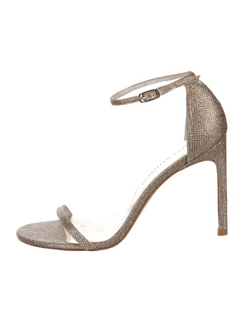 Stuart Weitzman Glitter Glitter Accents Sandals