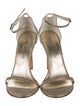 Stuart Weitzman Glitter Glitter Accents Sandals