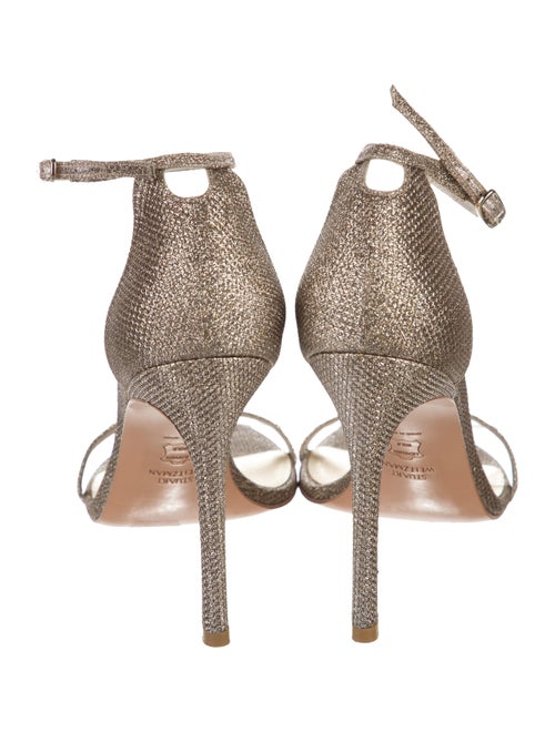 Stuart Weitzman Glitter Glitter Accents Sandals