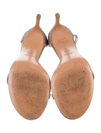 Stuart Weitzman Glitter Glitter Accents Sandals