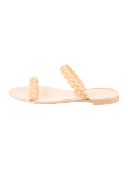 Stuart Weitzman Braided Accents Slides