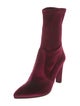 Stuart Weitzman Velvet Sock Boots