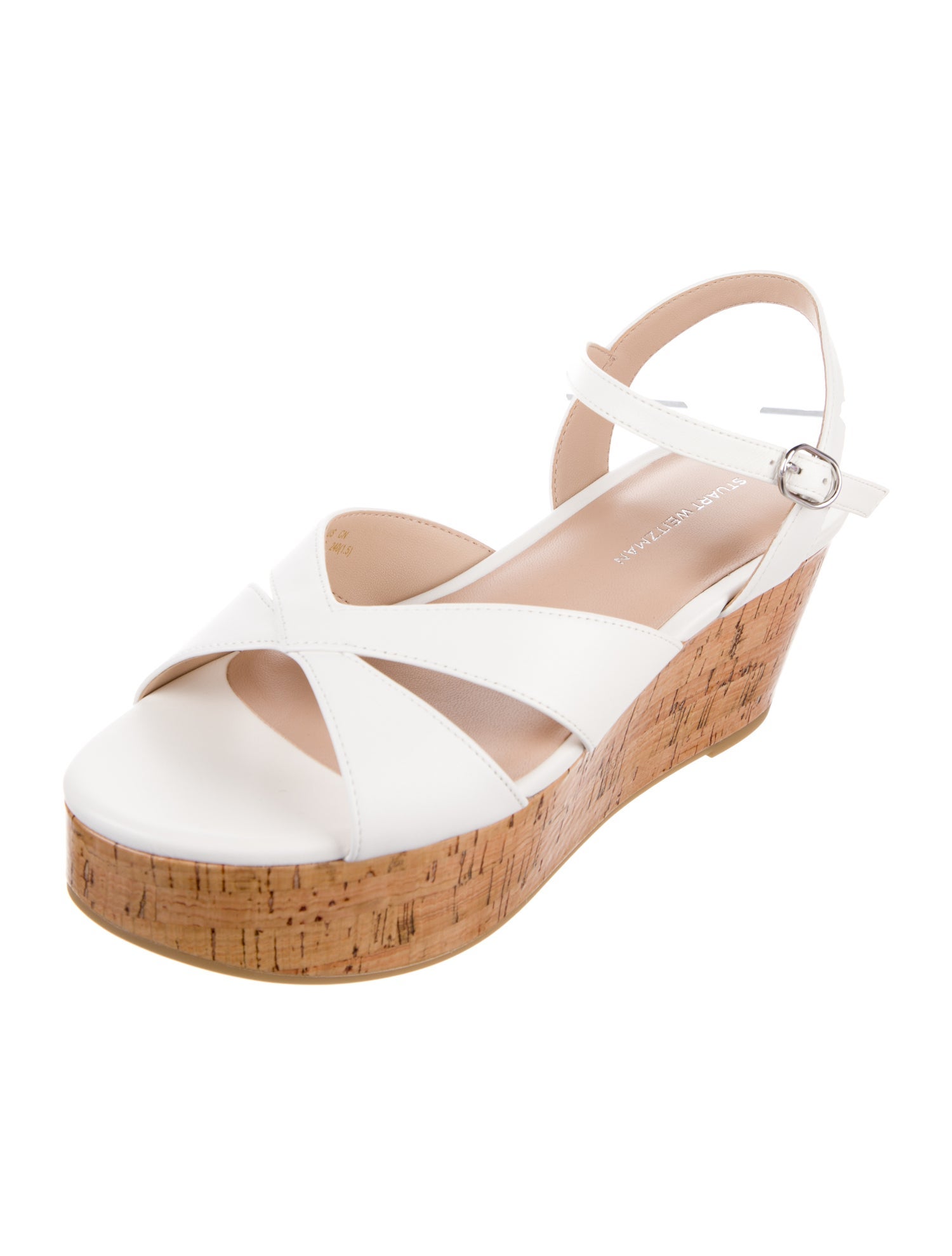 Stuart Weitzman Leather Slingback Sandals w/ Tags