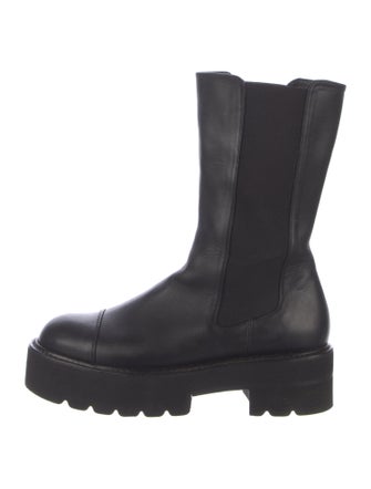 Stuart Weitzman Leather Chelsea Boots