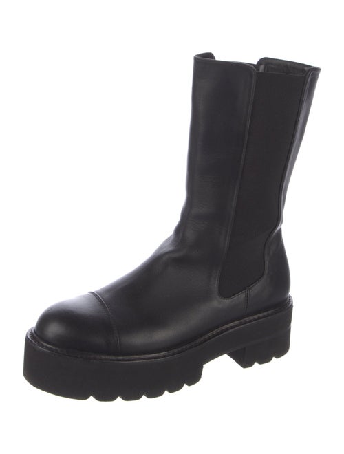 Stuart Weitzman Leather Chelsea Boots