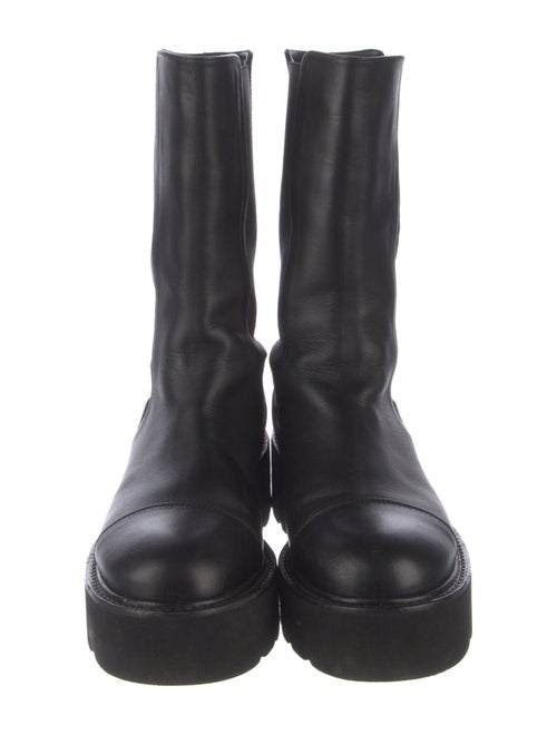 Stuart Weitzman Leather Chelsea Boots