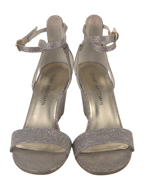 Stuart Weitzman Glitter Glitter Accents Sandals