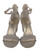 Stuart Weitzman Glitter Glitter Accents Sandals