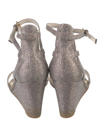 Stuart Weitzman Glitter Glitter Accents Sandals