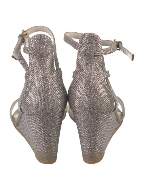 Stuart Weitzman Glitter Glitter Accents Sandals