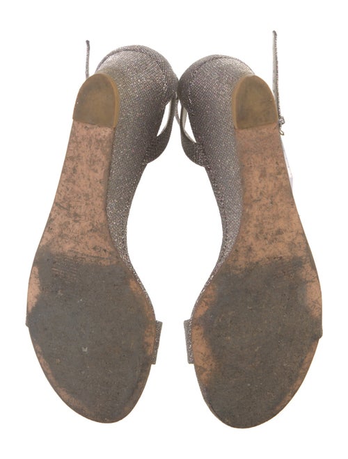 Stuart Weitzman Glitter Glitter Accents Sandals