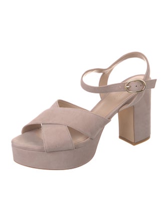 Stuart Weitzman Suede Sandals