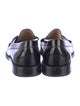Stuart Weitzman Patent Leather Tassel Accents Loafers