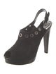 Stuart Weitzman Suede Slingback Pumps