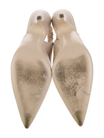 Stuart Weitzman Leather Slingback Pumps