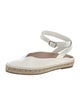 Stuart Weitzman Leather Espadrilles