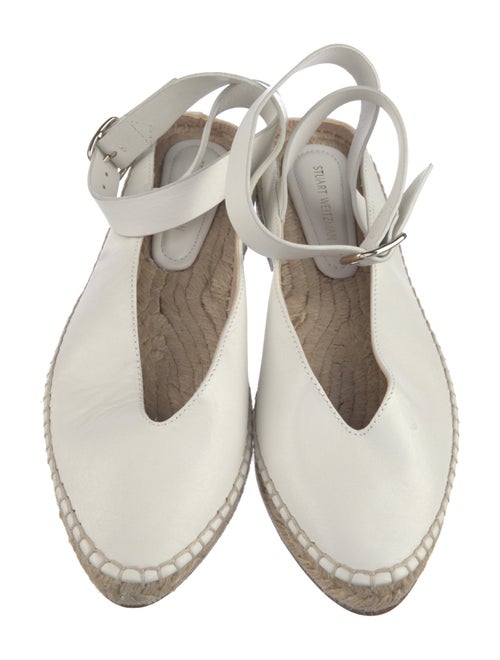 Stuart Weitzman Leather Espadrilles