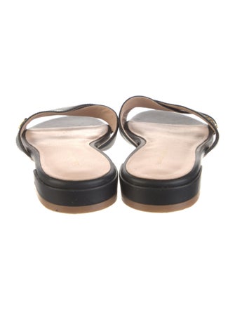 Stuart Weitzman Leather Slides