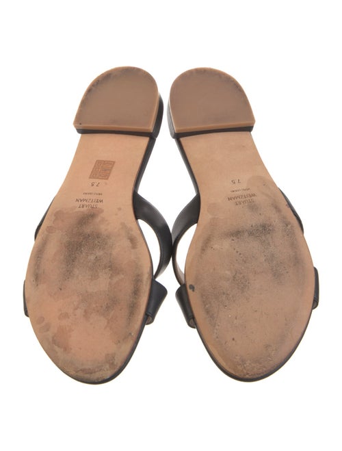 Stuart Weitzman Leather Slides