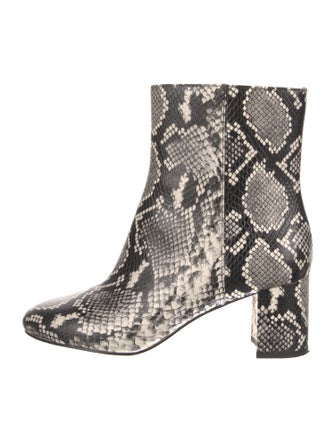 Stuart Weitzman Leather Animal Print Boots