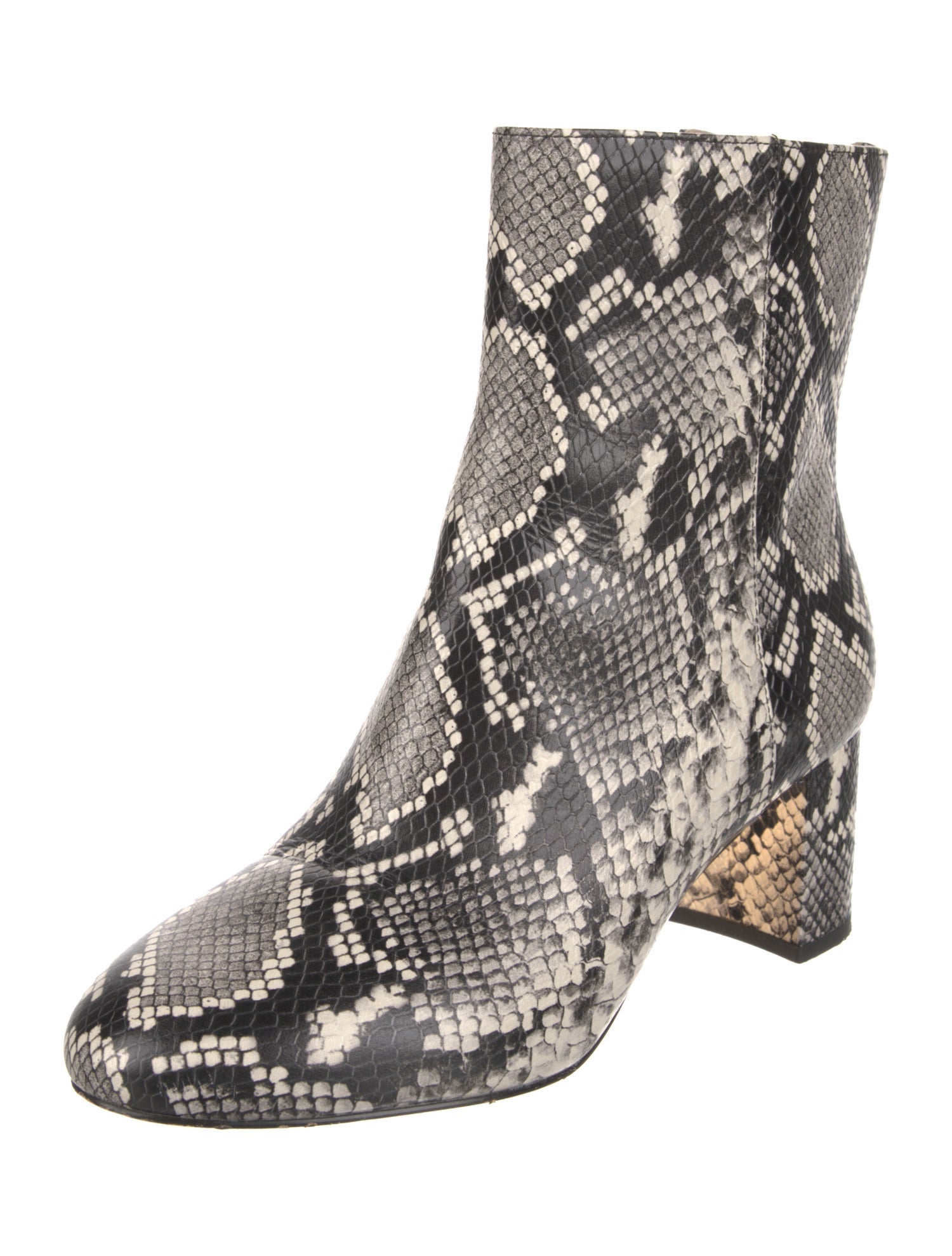 Stuart Weitzman Leather Animal Print Boots