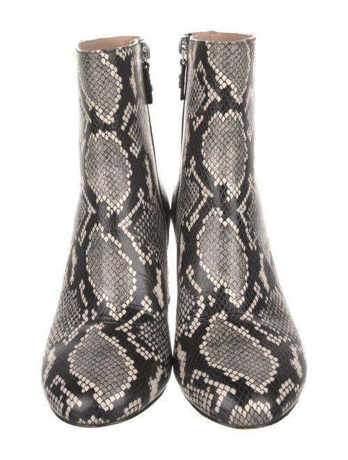Stuart Weitzman Leather Animal Print Boots