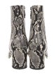 Stuart Weitzman Leather Animal Print Boots
