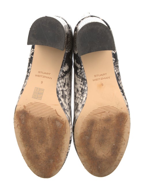 Stuart Weitzman Leather Animal Print Boots