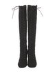 Stuart Weitzman Suede Lace-Up Boots