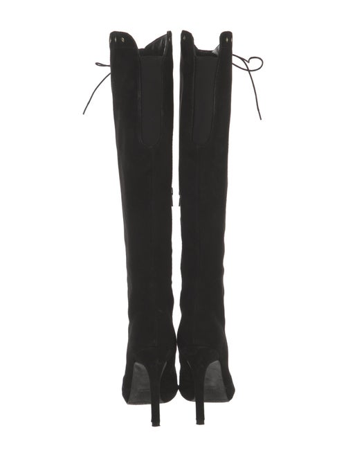 Stuart Weitzman Suede Lace-Up Boots