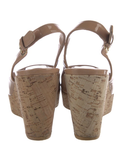 Stuart Weitzman Patent Leather Slingback Pumps